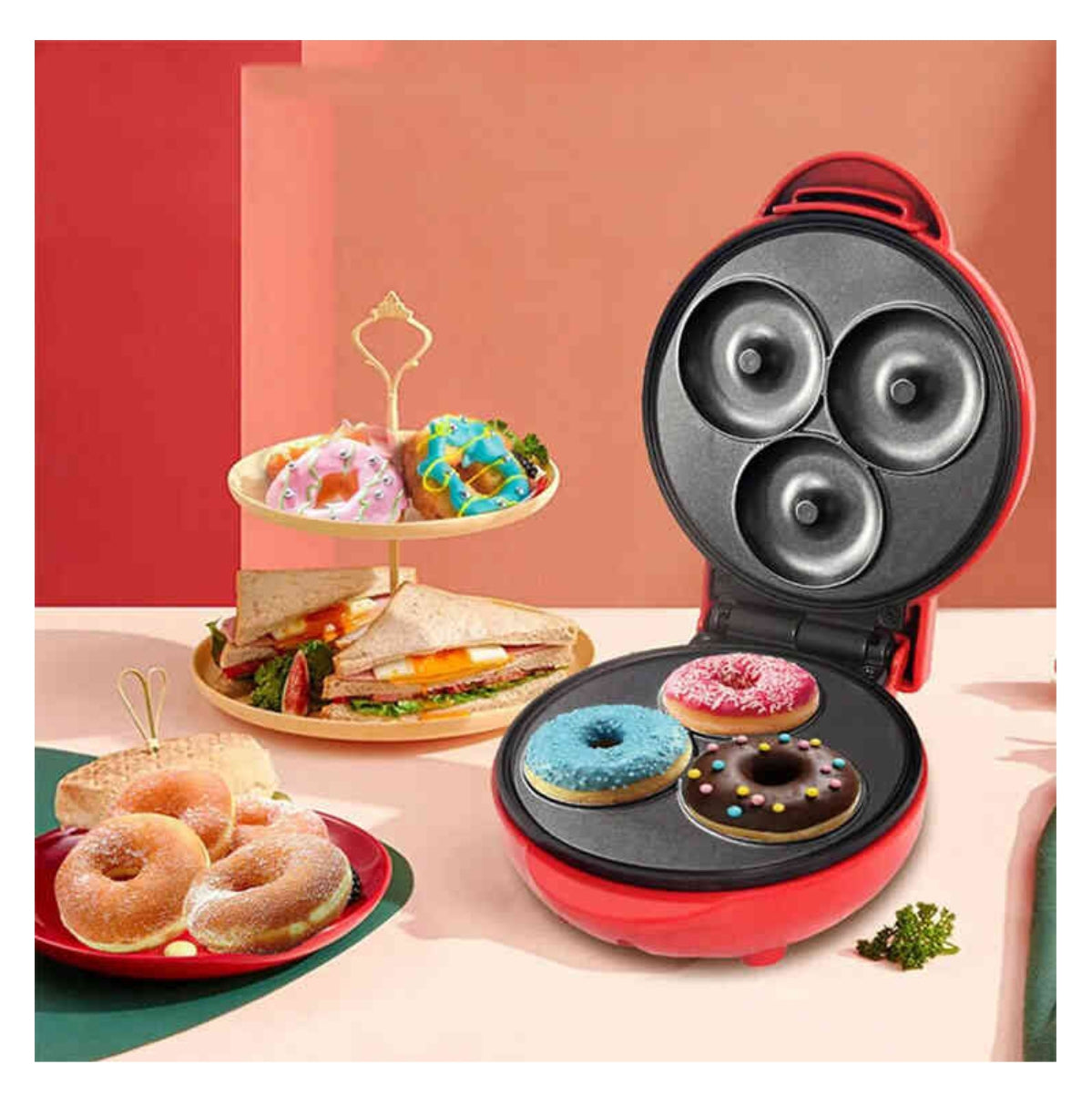 Mini Maquina Donas Rosquillas 3 Puestos