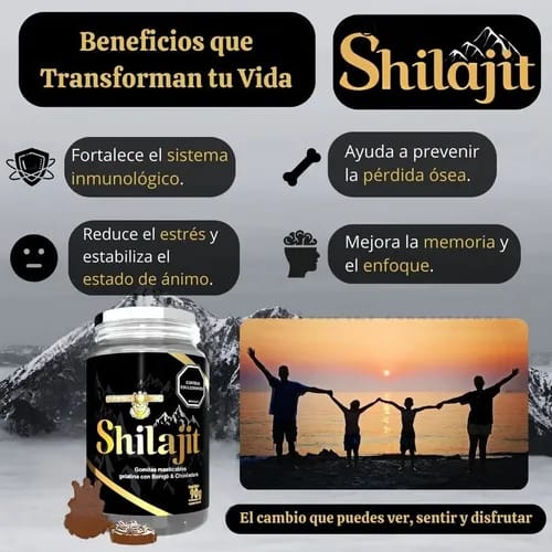 Shilajit Osito en Goma (Envase por 30 Und) + Rhino crema 05gramos + Sachet sck love Chocolate