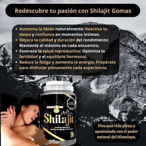 Shilajit Osito en Goma (Envase por 30 Und) + Rhino crema 05gramos + Sachet sck love Chocolate